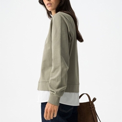 Sudadera combinada, Prata - Imagen 2