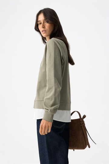 Sudadera combinada, Prata - Imagen 2