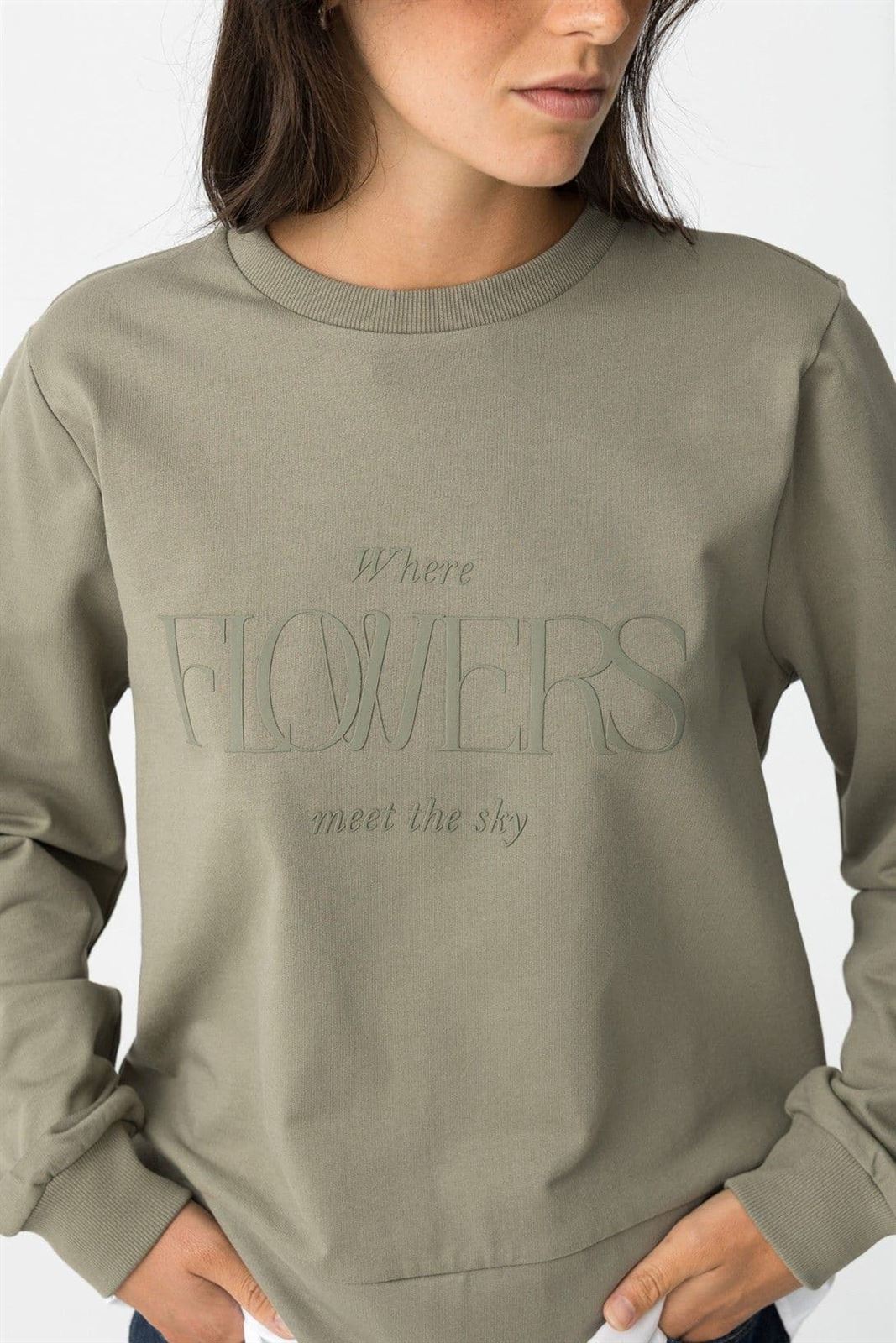 Sudadera combinada, Prata - Imagen 4