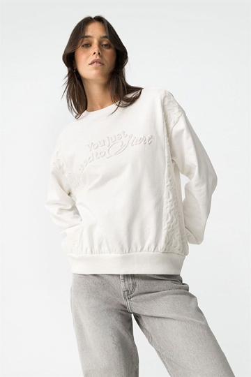 Sudadera con Textura Lateral, Eggly - Imagen 1