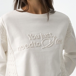 Sudadera con Textura Lateral, Eggly - Imagen 2