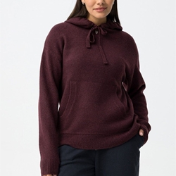 Sudadera de punto burdeos, Erica - Imagen 2