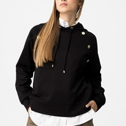 Sudadera negra con Botones dorados, Bingo - Imagen 2