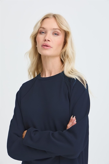 Sudadera Oversize, Pusti, B.young- azul marino - Imagen 1