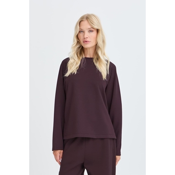 Sudadera Oversize, Pusti, B.young- Burdeos/Higo - Imagen 1