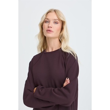 Sudadera Oversize, Pusti, B.young- Burdeos/Higo - Imagen 2