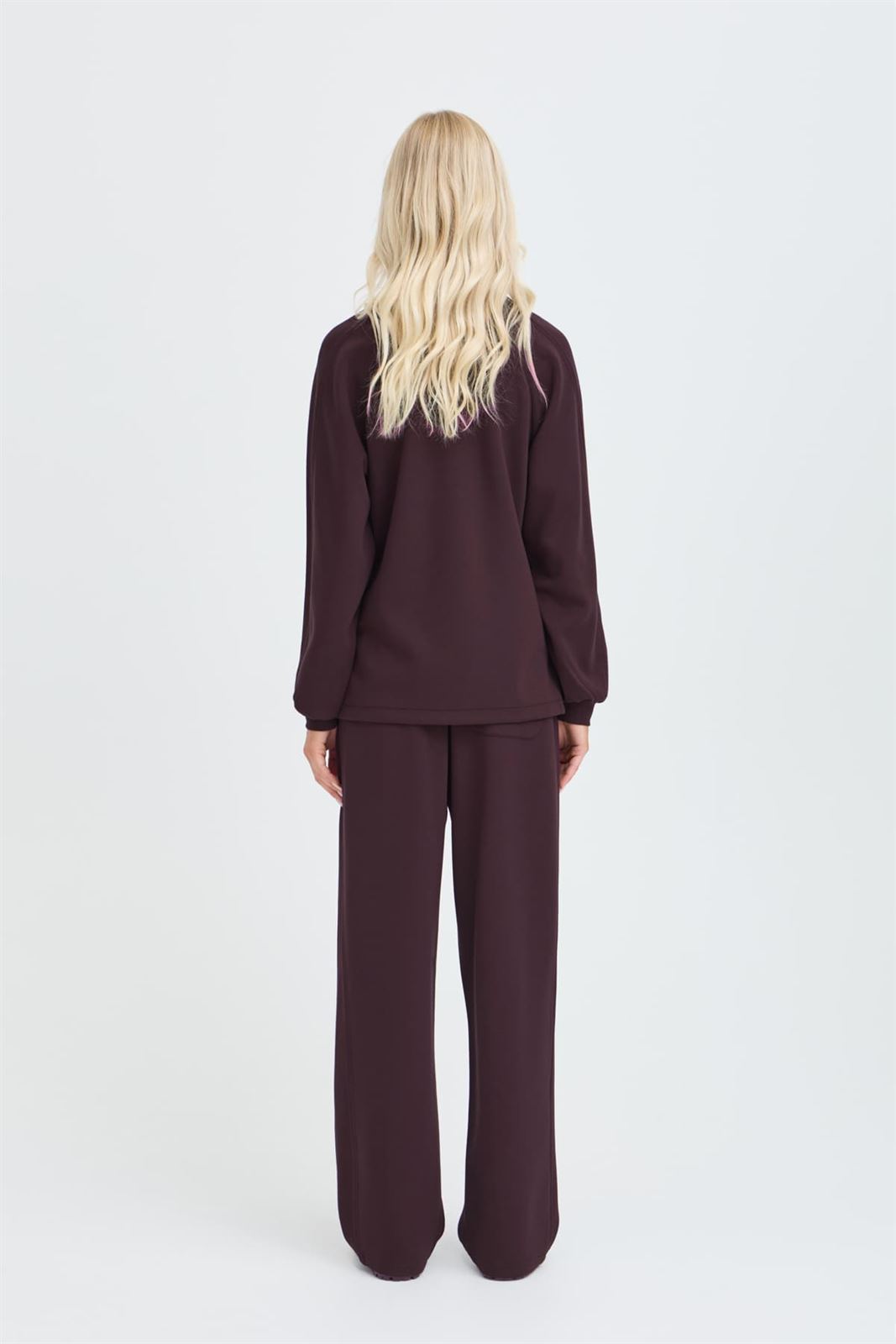 Sudadera Oversize, Pusti, B.young- Burdeos/Higo - Imagen 5