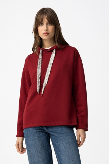 Sudadera roja capucha, Kenzo - Imagen 2