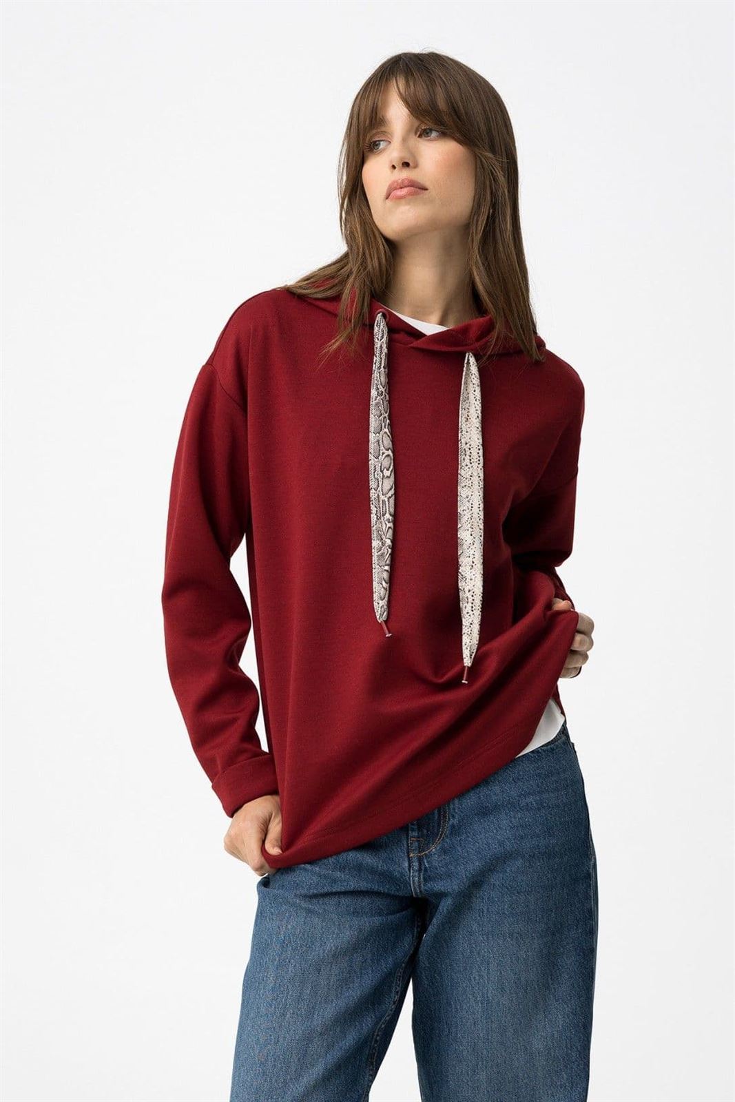 Sudadera roja capucha, Kenzo - Imagen 3
