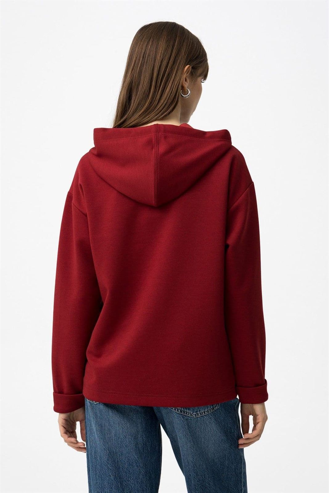 Sudadera roja capucha, Kenzo - Imagen 4