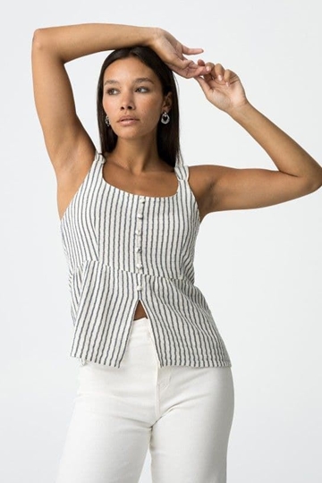 Top de Tirantes a Rayas Verticales, Change - Imagen 2
