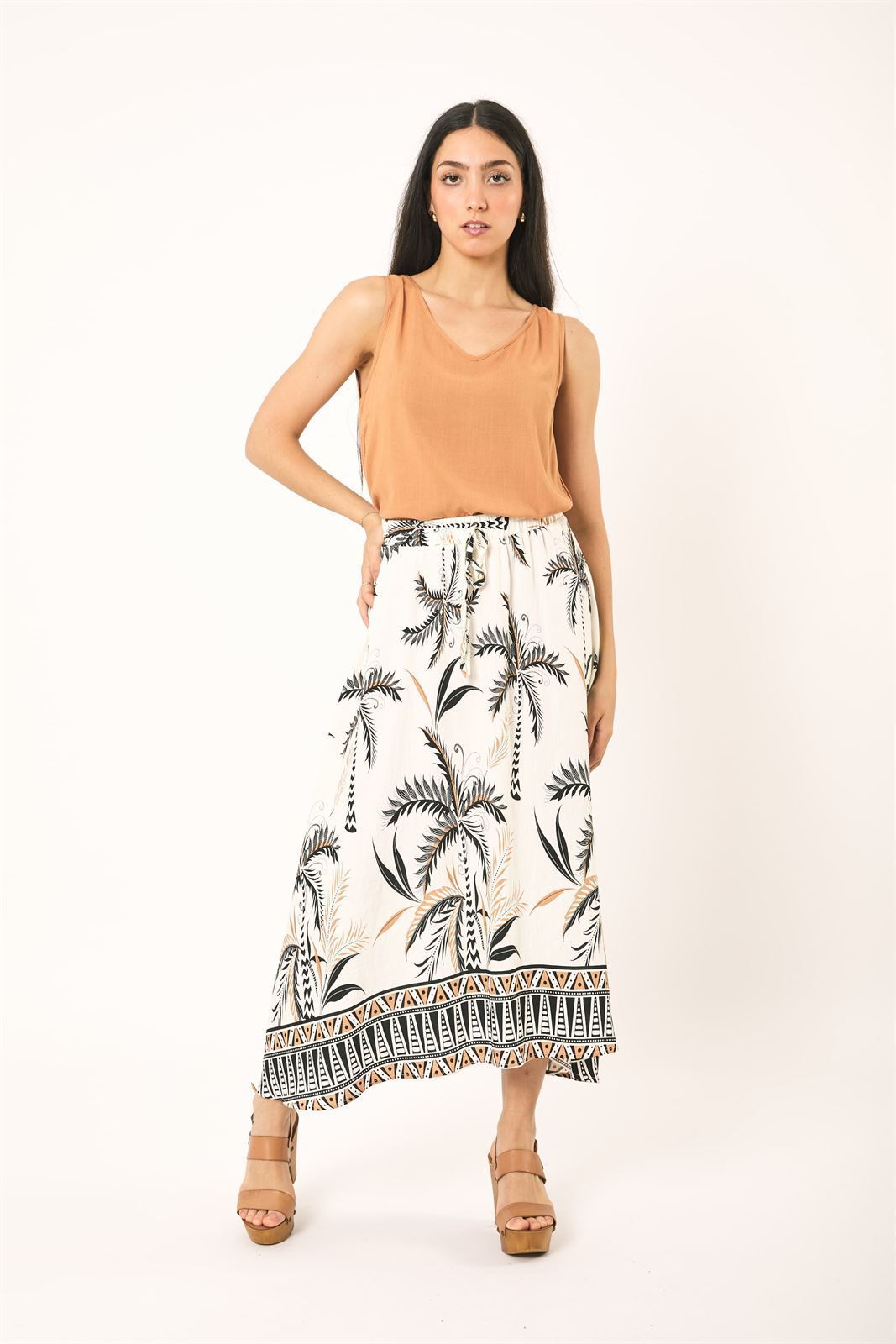 Top de tiras naranja seco, Swing - Imagen 2