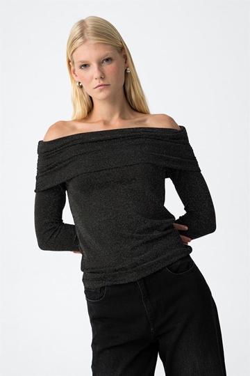 Top Hombros Descubiertos con Hilo Metalizado, Mariner - Imagen 1