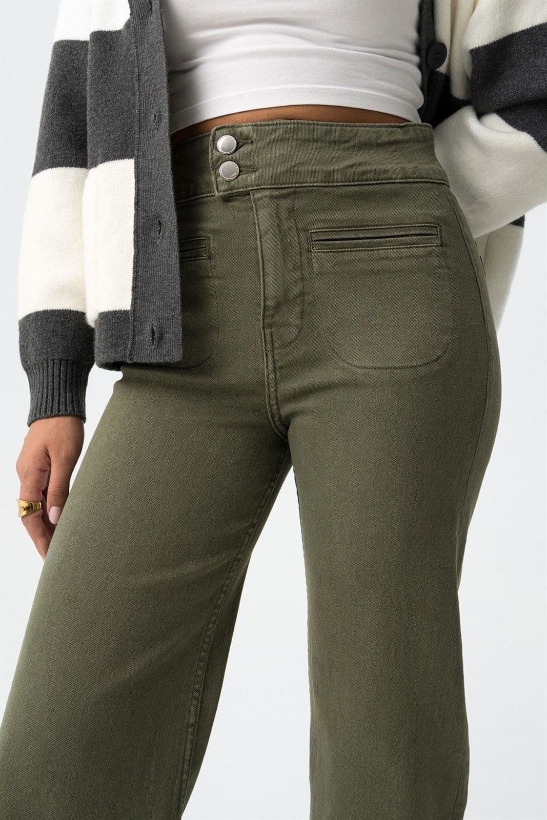 Vaqueros verdes Olivia Comfort Straight, Olivia - Imagen 2