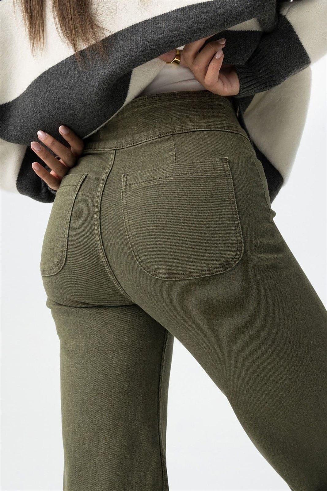 Vaqueros verdes Olivia Comfort Straight, Olivia - Imagen 3