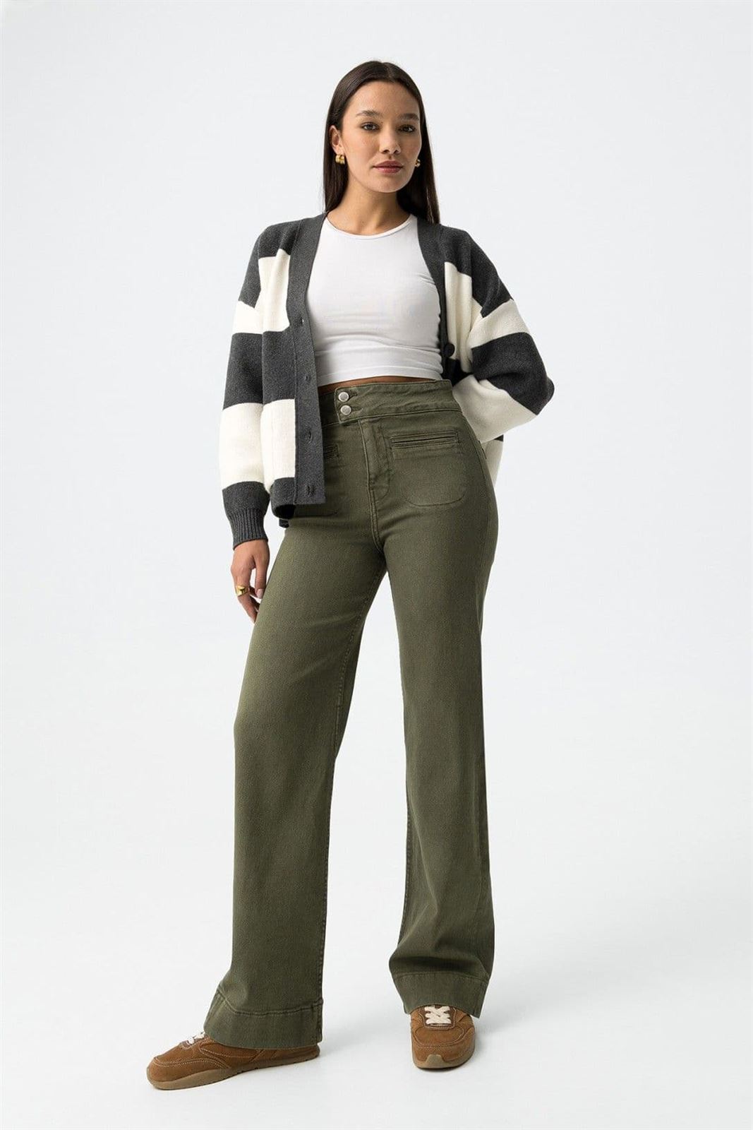 Vaqueros verdes Olivia Comfort Straight, Olivia - Imagen 4