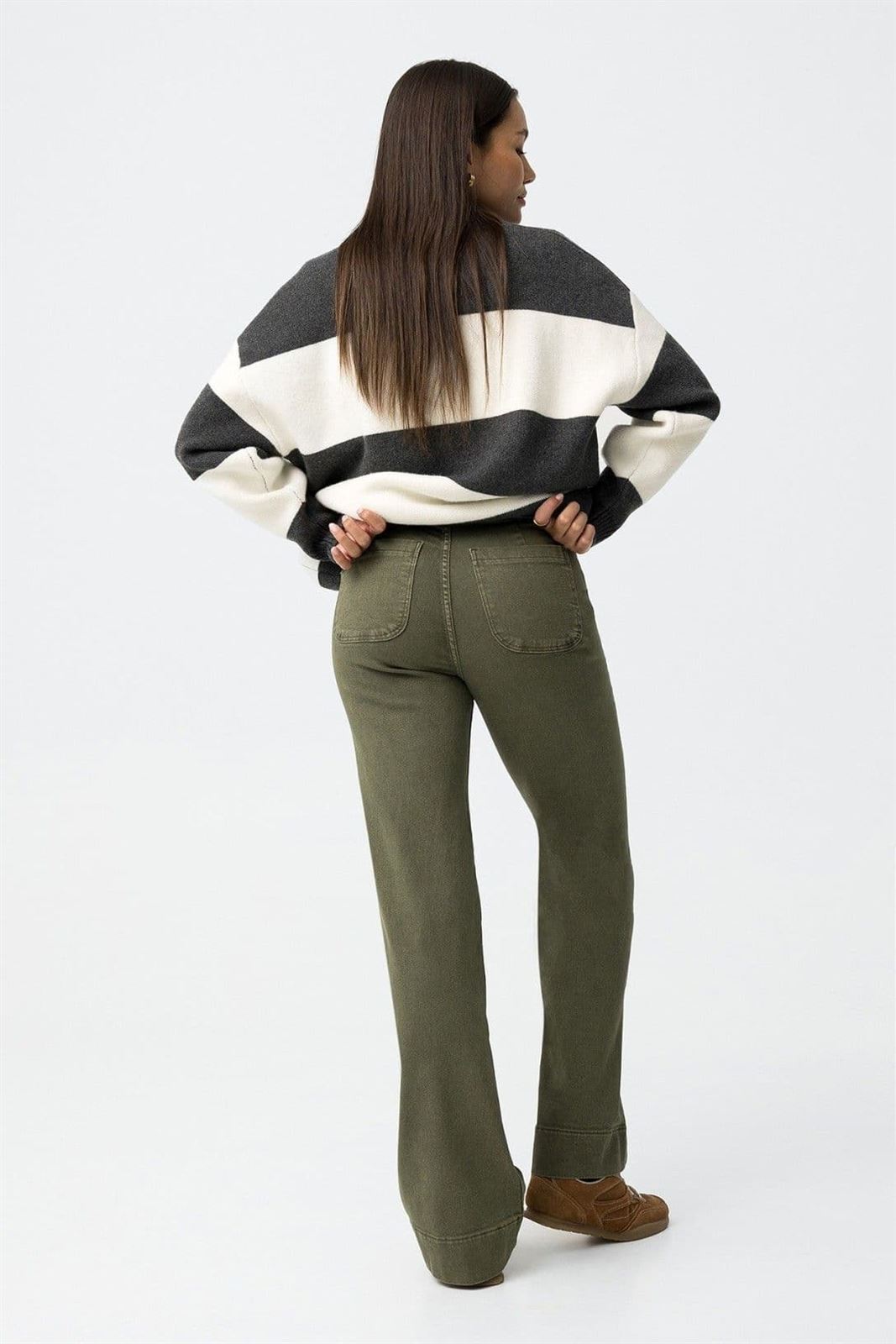 Vaqueros verdes Olivia Comfort Straight, Olivia - Imagen 5
