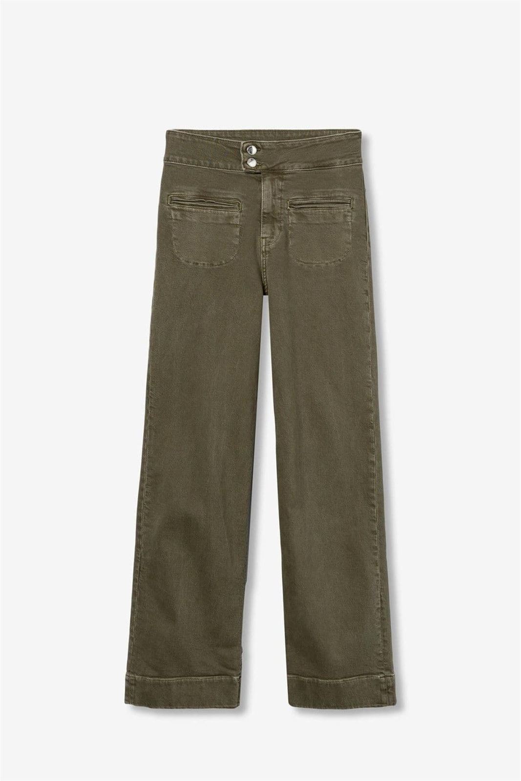 Vaqueros verdes Olivia Comfort Straight - Imagen 1