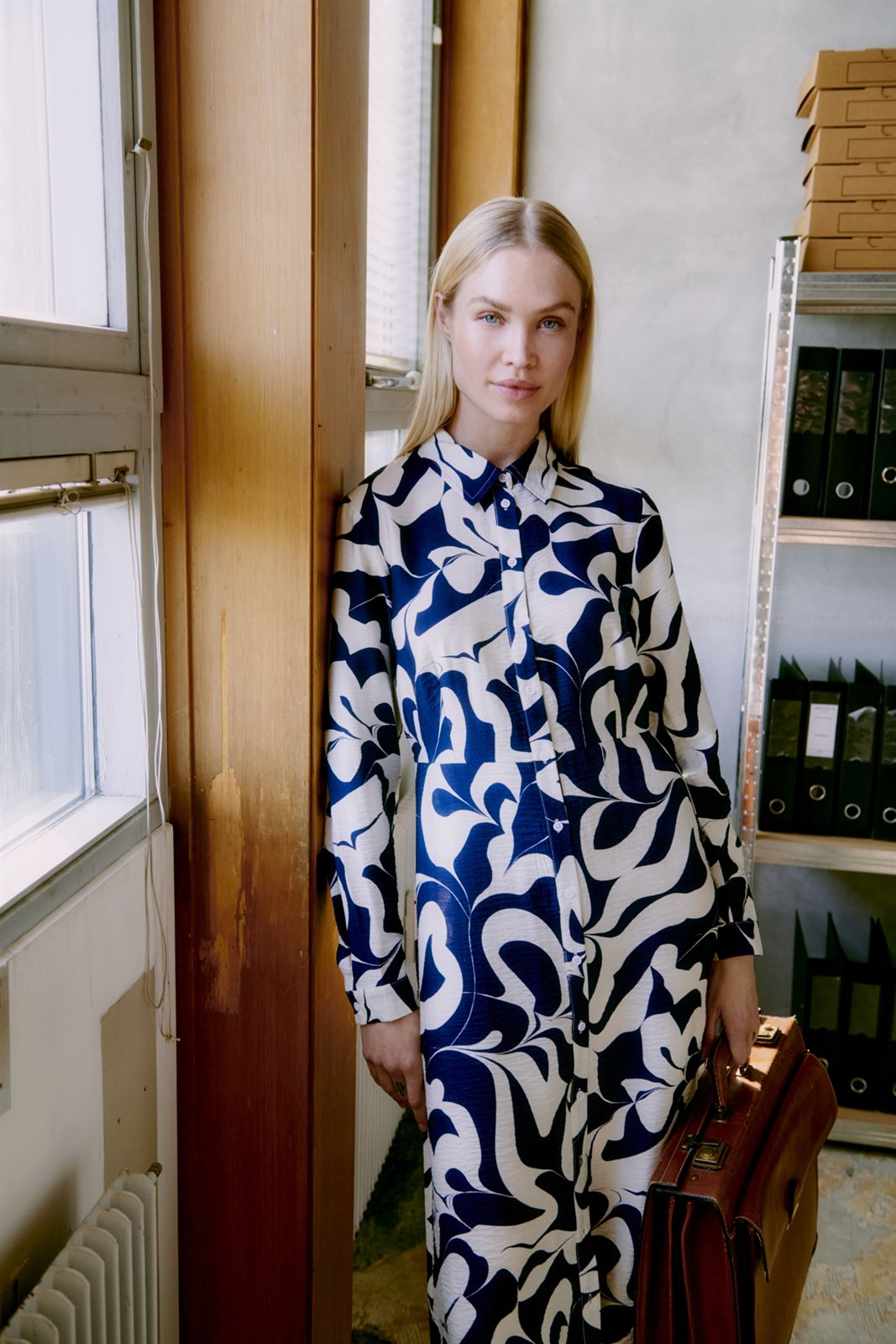 Vestido camisero estampado, By Ikaia - Imagen 1