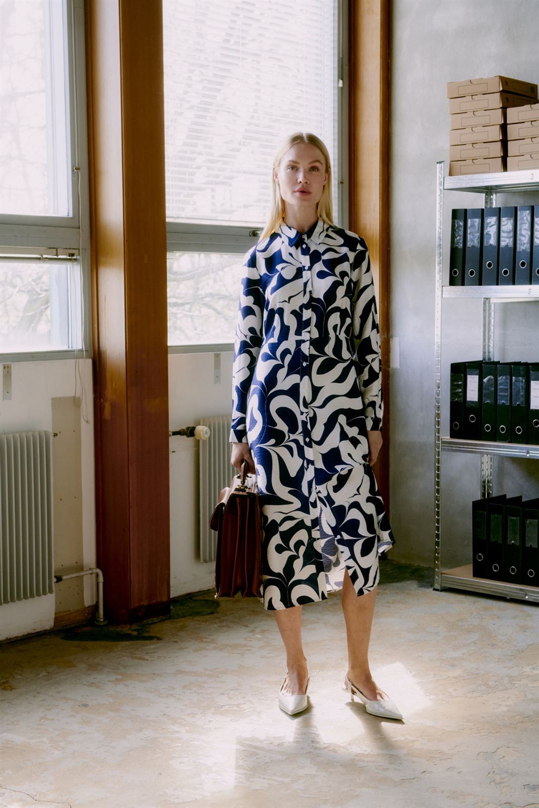 Vestido camisero estampado, By Ikaia - Imagen 2