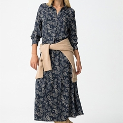 Vestido camisero estampado, Ulla - Imagen 1