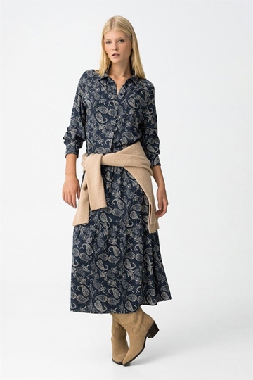 Vestido camisero estampado, Ulla - Imagen 1