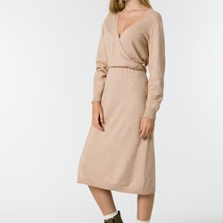 Vestido Cruzado de punto, Brianna - Imagen 1