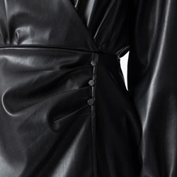 Vestido efecto piel, Burrata - Imagen 2