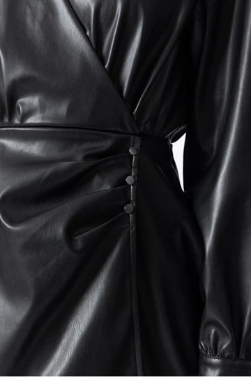 Vestido efecto piel, Burrata - Imagen 2