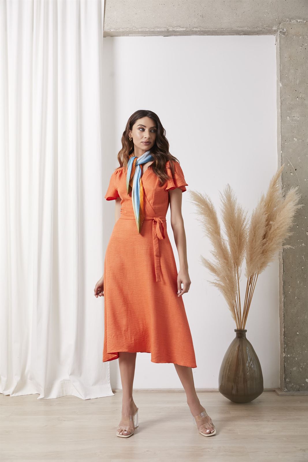 Vestido Eli maranja - Imagen 3