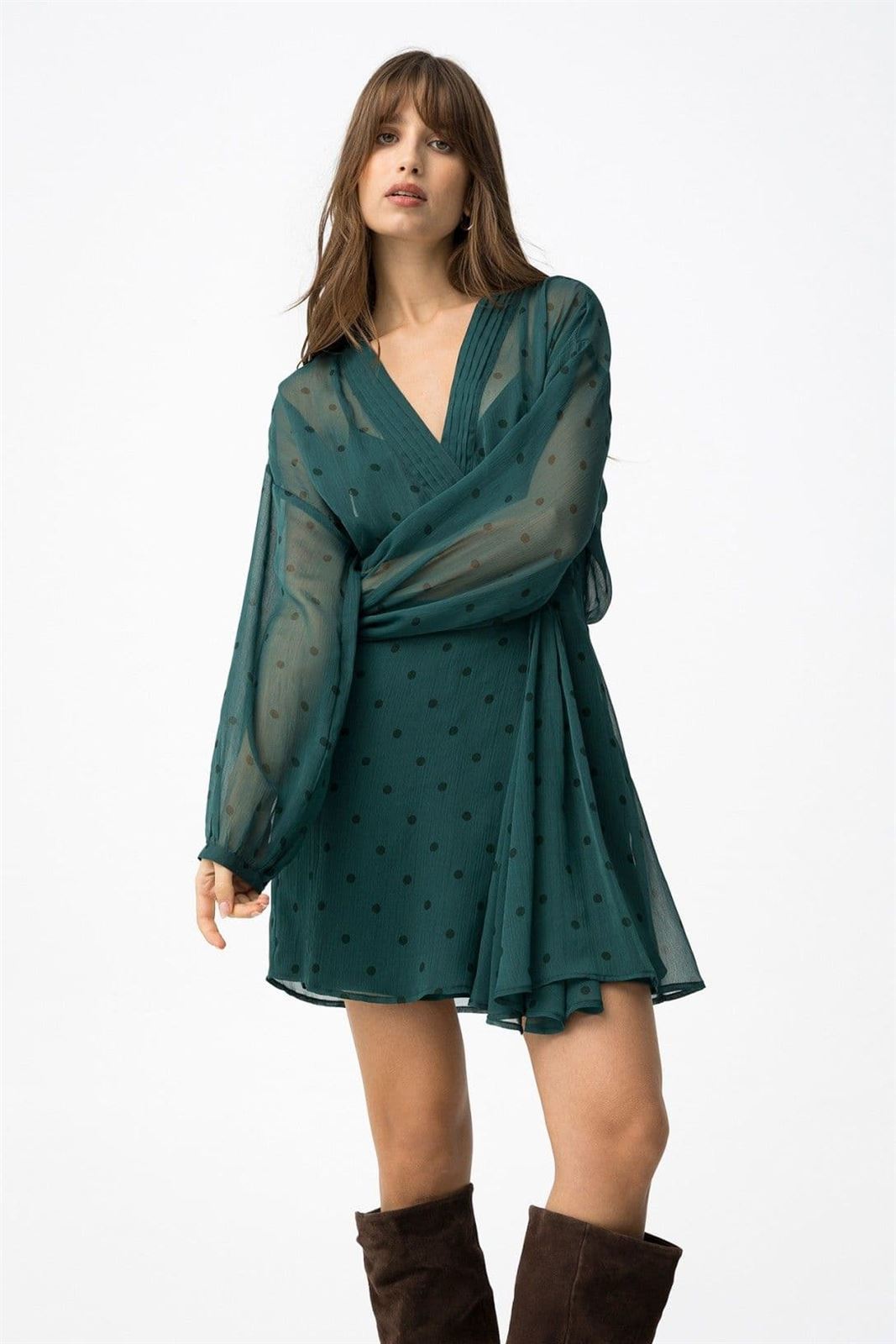 Vestido estampado verde, Dubai - Imagen 1