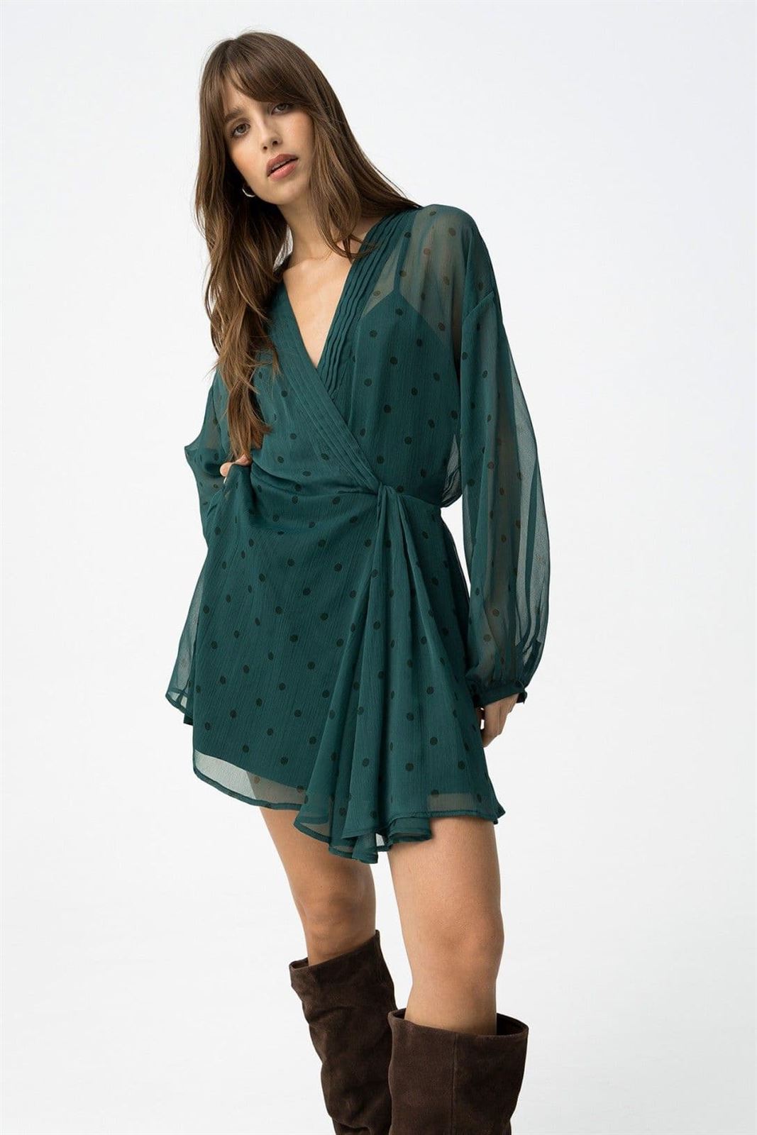 Vestido estampado verde, Dubai - Imagen 2