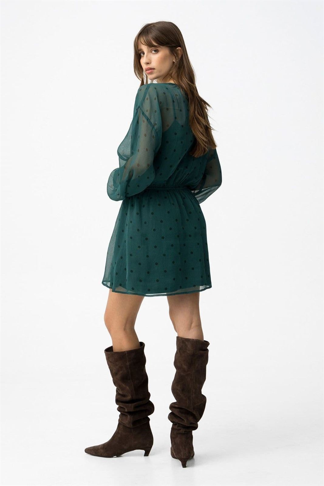 Vestido estampado verde, Dubai - Imagen 5