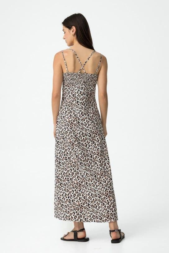 Vestido lencero leopardo, Sorrento - Imagen 4