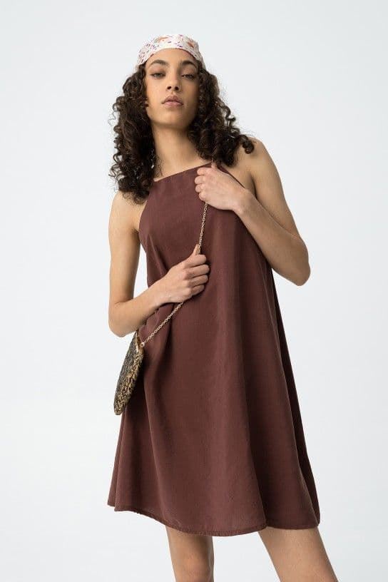 Vestido marrón, Agave - Imagen 1