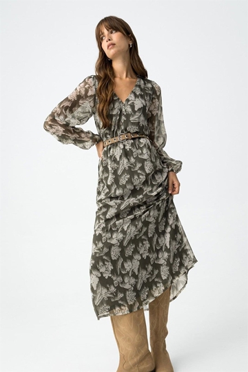 Vestido midi fluido estampado, Kourtney - Imagen 2