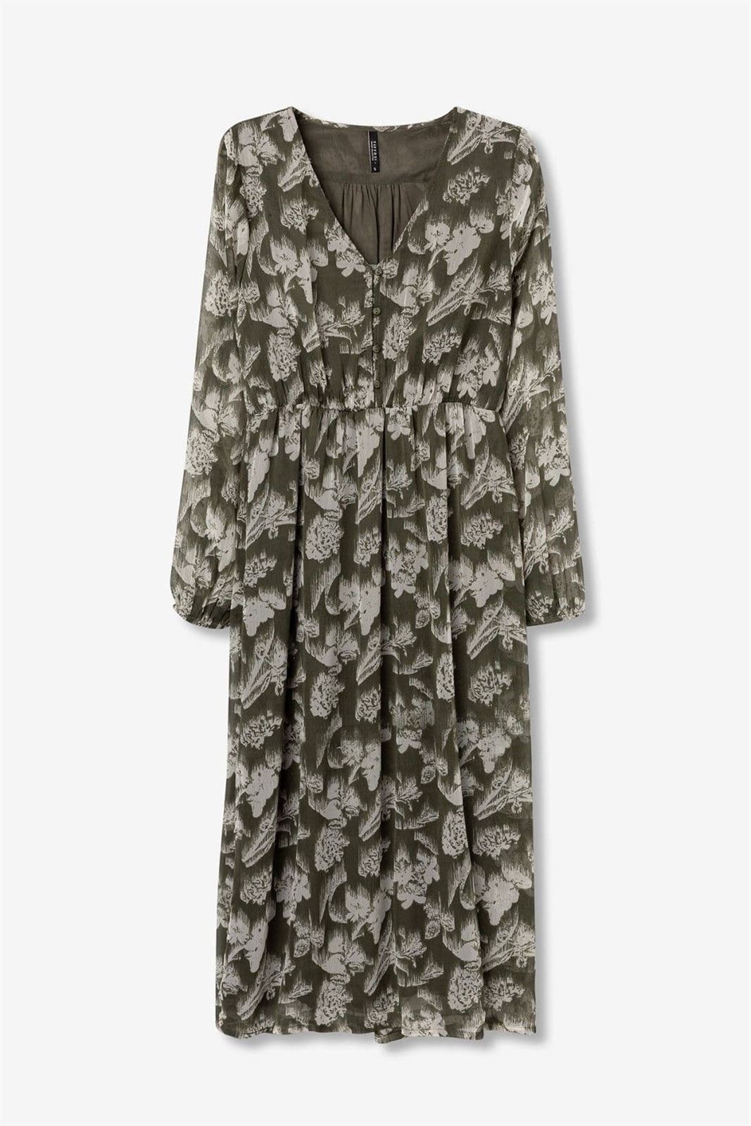 Vestido midi fluido estampado, Kourtney - Imagen 8