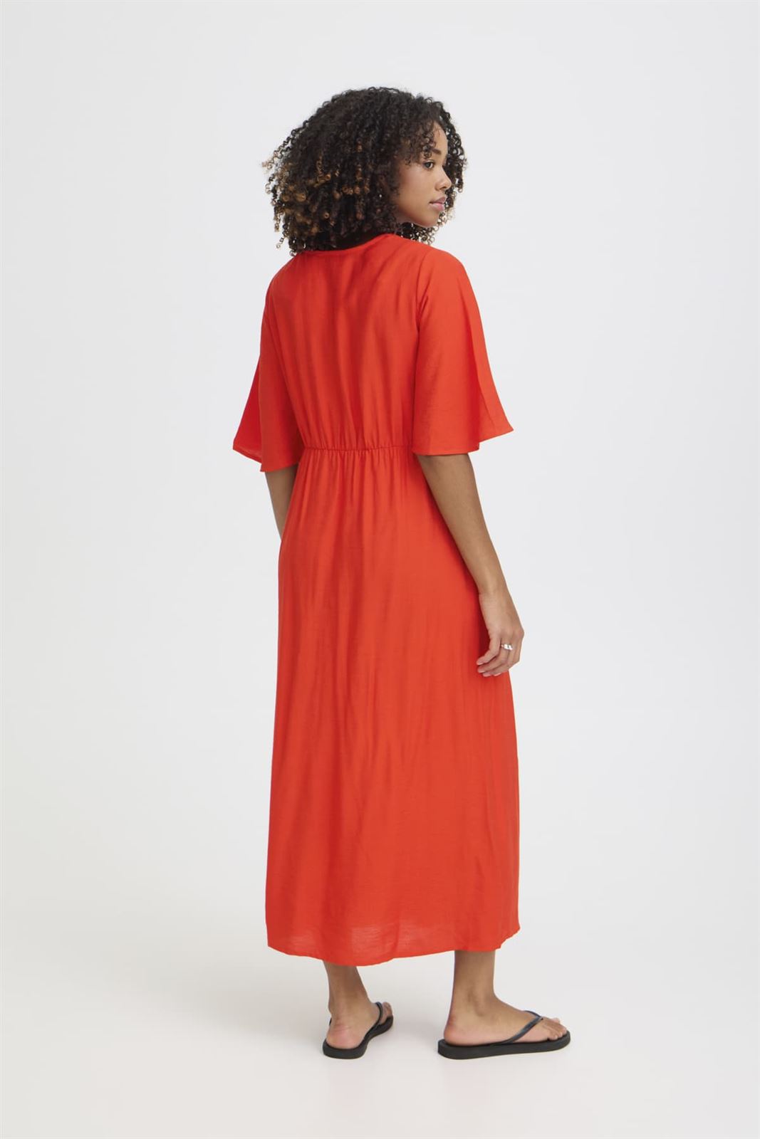 Vestido midi naranja, Ih Imelda - Imagen 11