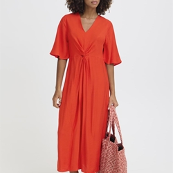 Vestido midi naranja, Ih Imelda - Imagen 2