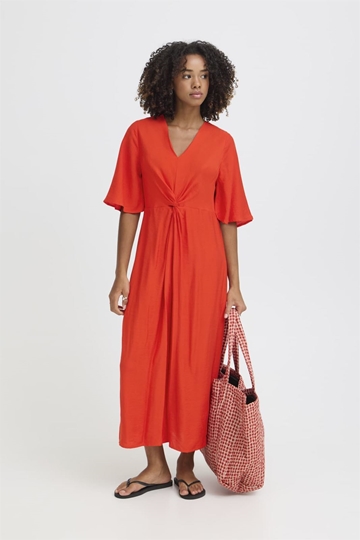 Vestido midi naranja, Ih Imelda - Imagen 2