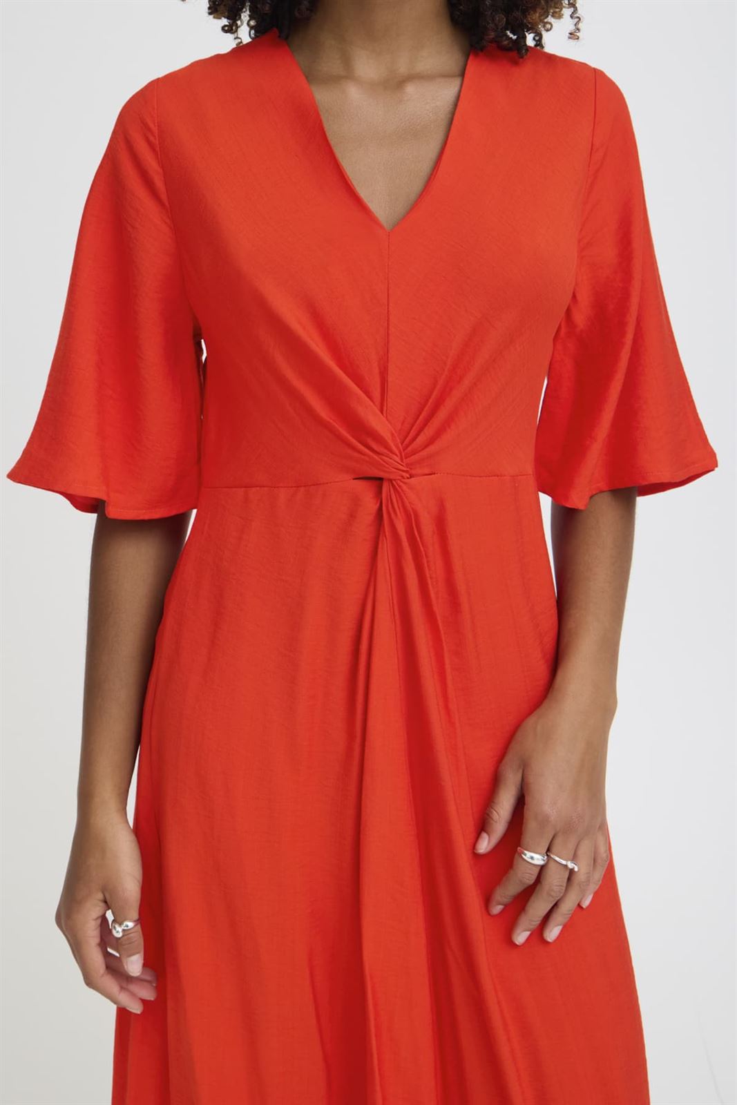Vestido midi naranja, Ih Imelda - Imagen 9