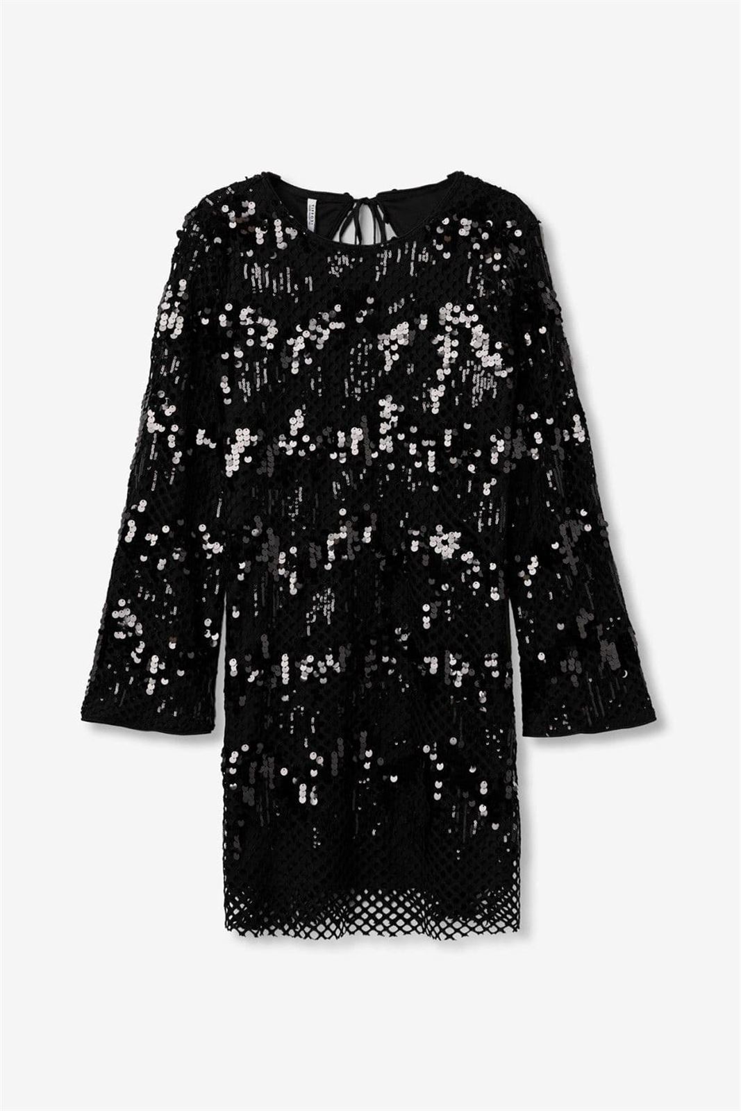 Vestido negro con lentejuelas, Diamond - Imagen 7