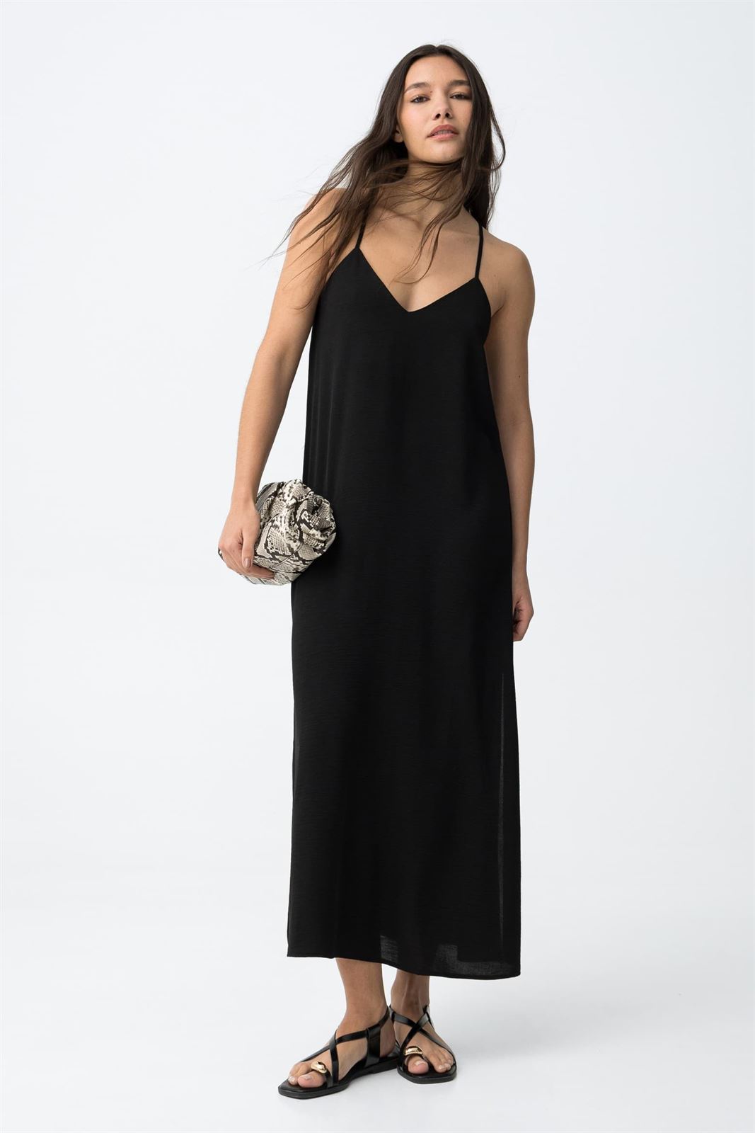 Vestido negro lencero, Bestie - Imagen 1