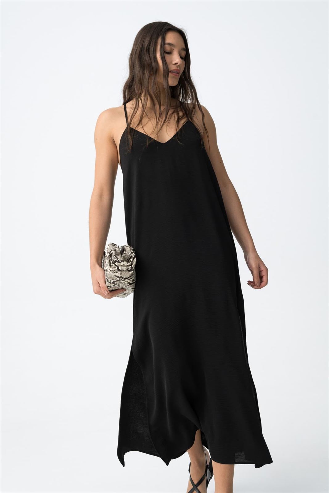 Vestido negro lencero, Bestie - Imagen 4
