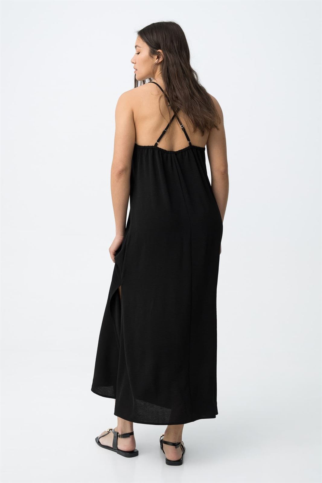 Vestido negro lencero, Bestie - Imagen 5