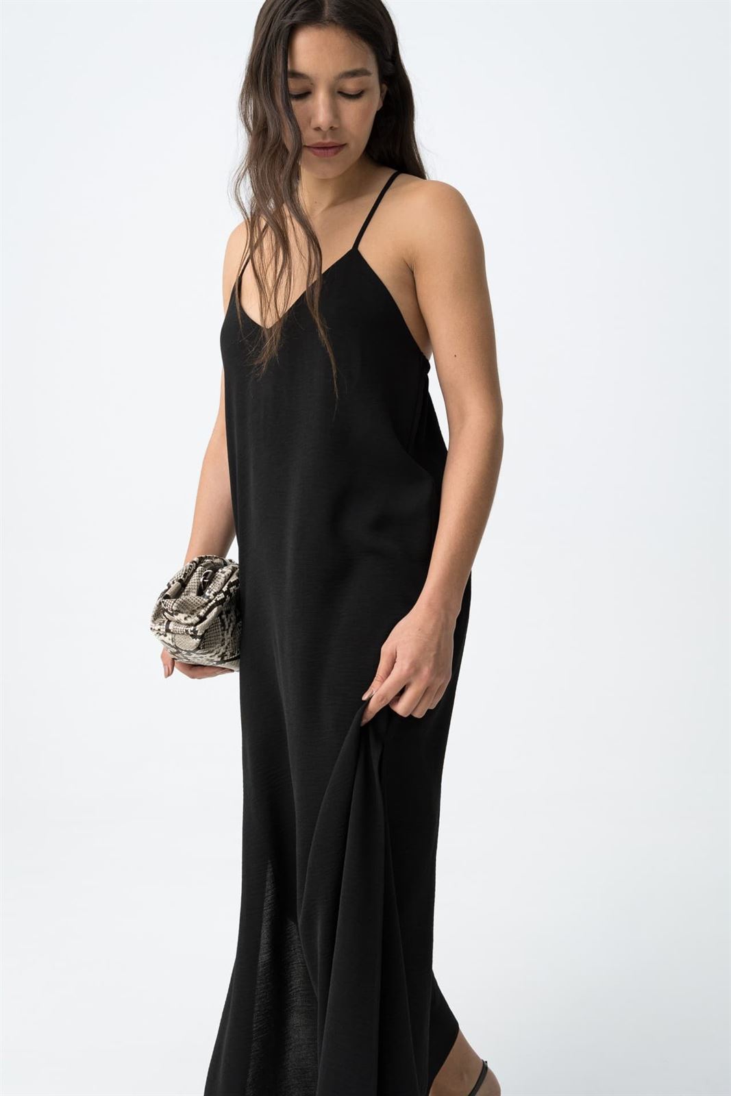 Vestido negro lencero, Bestie - Imagen 6