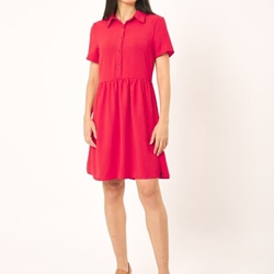 Vestido plumeti rojo, Roxy - Imagen 1