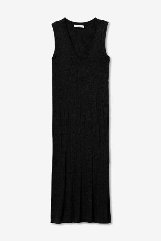 Vestido Punto negro manga sisa, Nasaea - Imagen 5