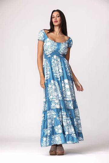 Vestido reversible azul, Laura - Imagen 1