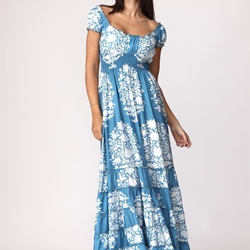 Vestido reversible azul, Laura - Imagen 2